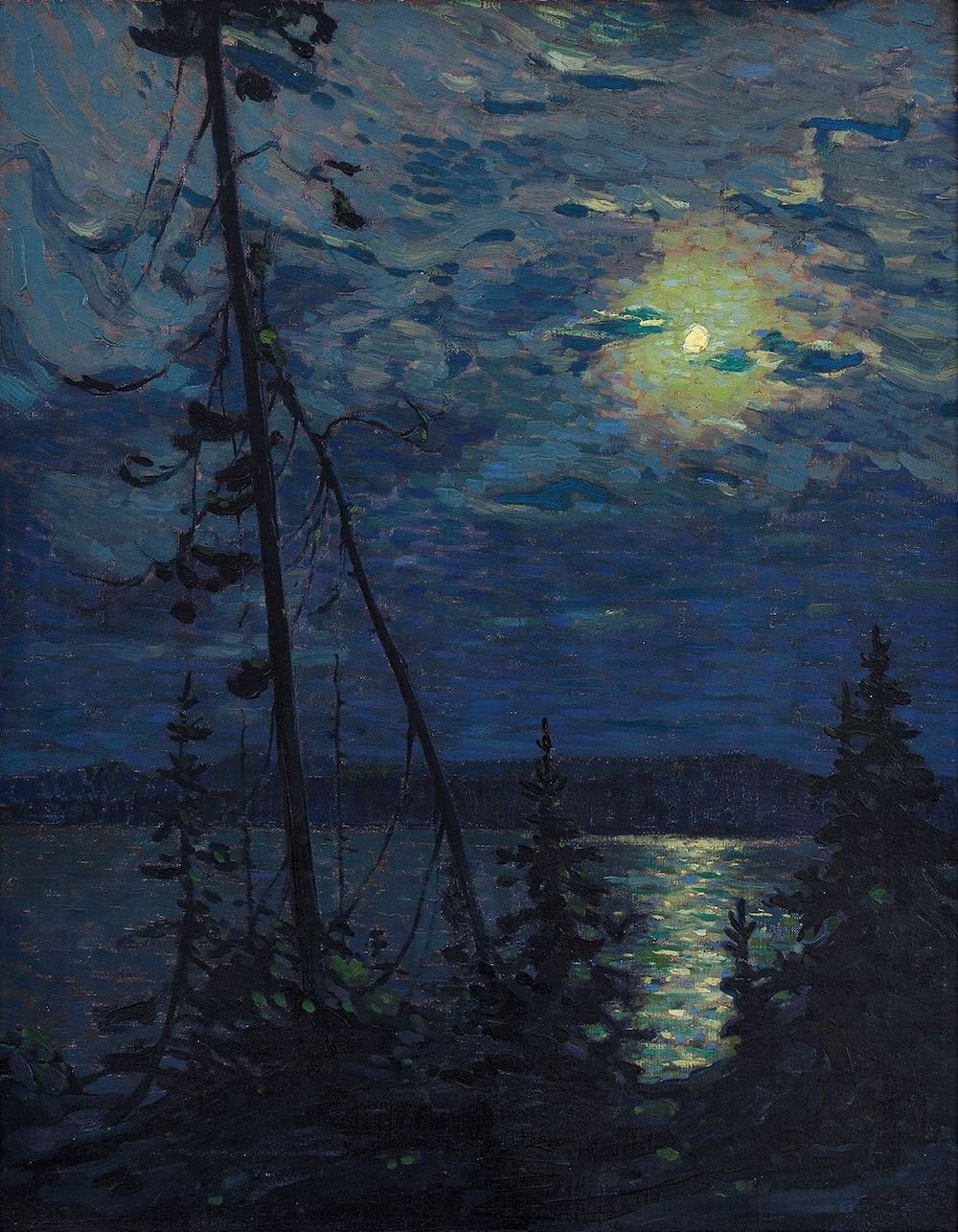 Tom Thomson – Moonlight Oil painting
