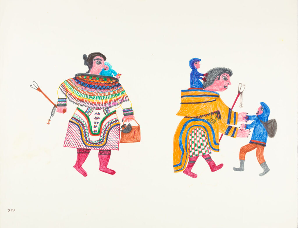 CD.37.1713_WEB 3 people in felt-tip pen on paper