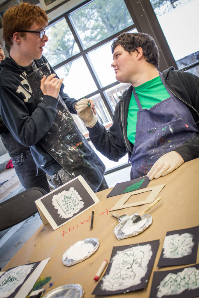 Accessible_MG_0555_WEB two students conversing