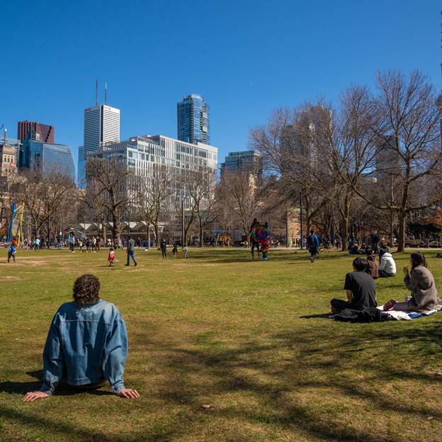 Grange Park, just south of the Art Gallery of Ontario